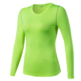 Women's PRO Tight Training Long Sleeve Sports Fitness Yoga T-Shirt Moisture Wicking Long Sleeve Shirt Clothes 2019