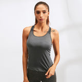 Ladies yoga vest sexy hollow tight quick-drying clothes high elastic breathable fitness running vest