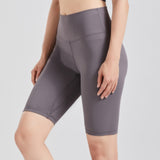 Spring and summer women's yoga pants brocade wool nude running fitness shorts high waist hip lift sports shorts